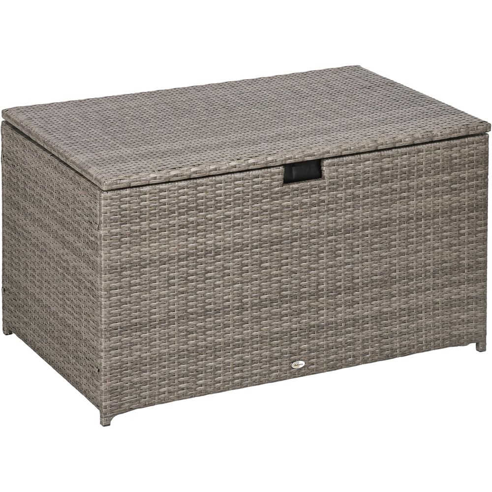 Outdoor Furniture Cushion - Gray 113 Gallon Rattan Outdoor Storage