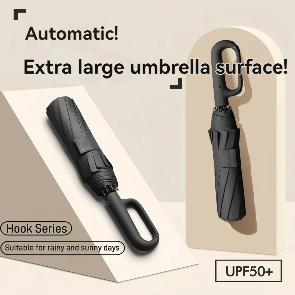 Strong Windproof Automatic Umb – Parasol Umbrella Large recenzja i cena