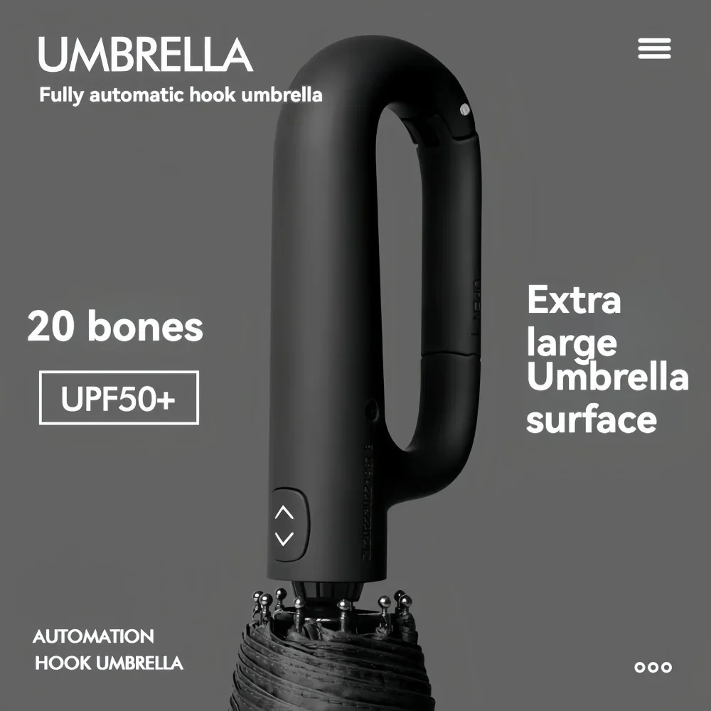Strong Windproof Automatic Umb – Parasol Umbrella Large recenzja i cena