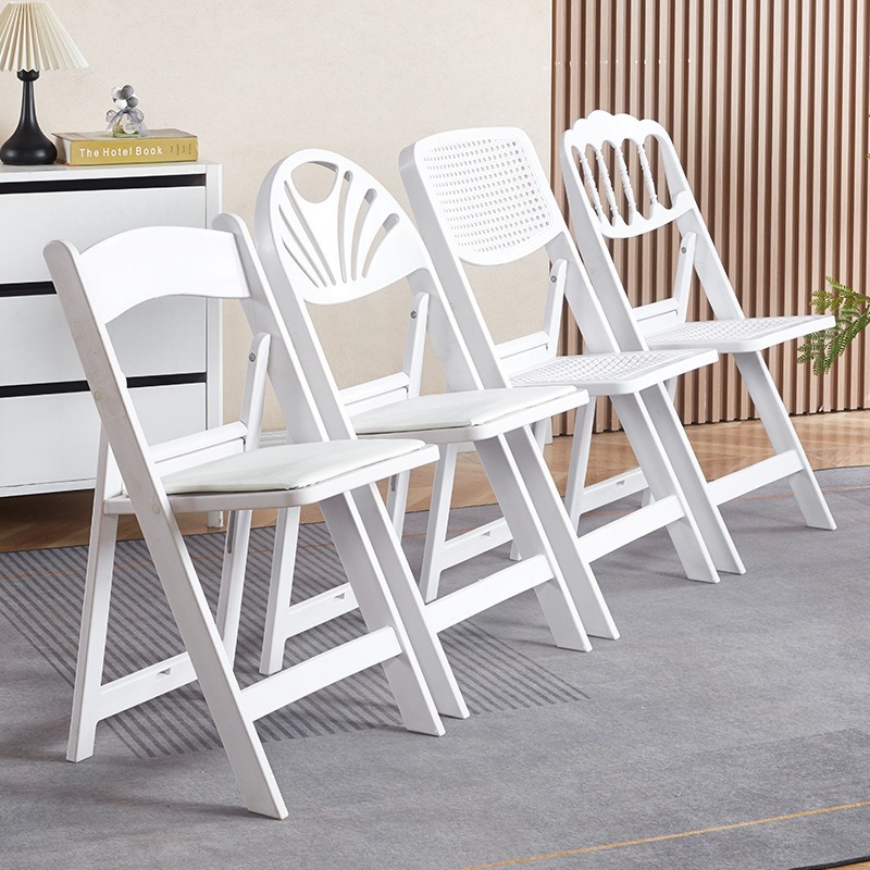 Foldable Chair Plastic Banquet – Outdoor Furniture Resin recenzja i cena
