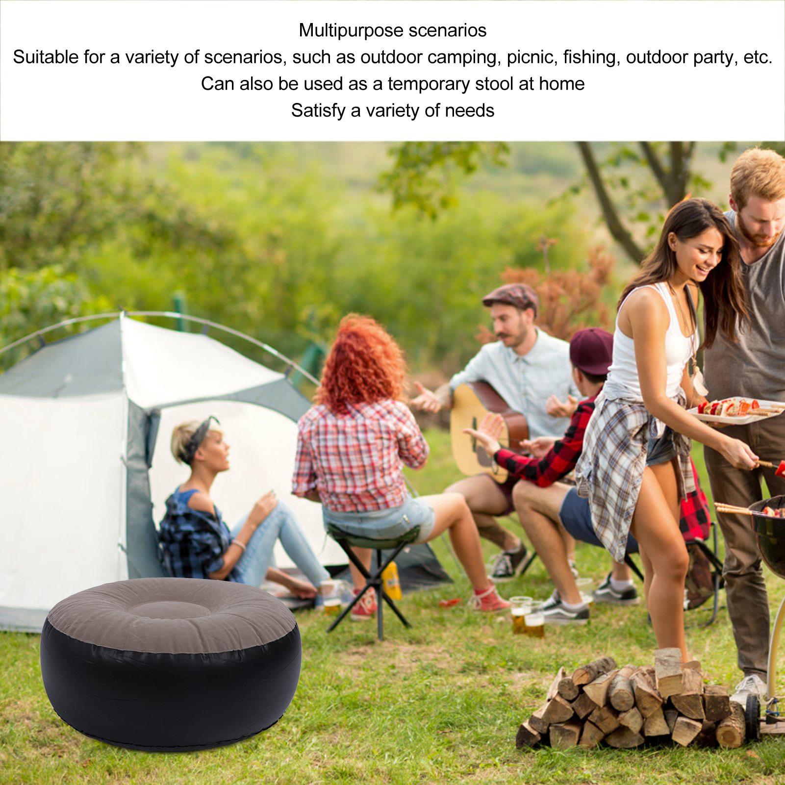 Inflatable Flocking Stool Mult – Outdoor Furniture European recenzja i cena
