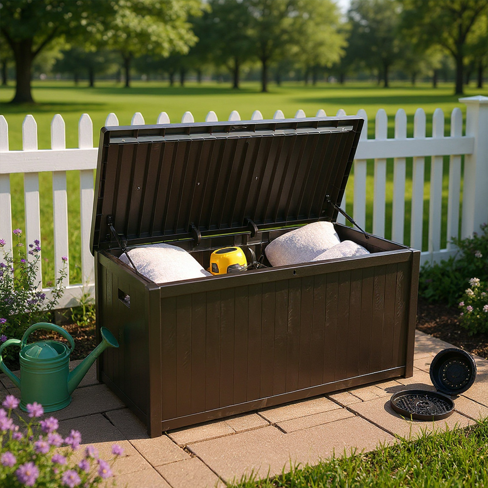 Large Garden Chest Lockable Or – Outdoor Furniture Cushion recenzja i cena