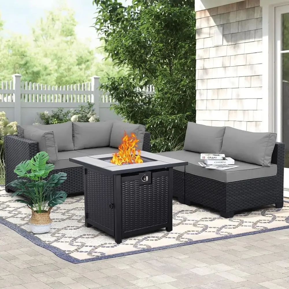 5-Piece Outdoor Patio Furnitur – Outdoor Furniture Resin recenzja i cena