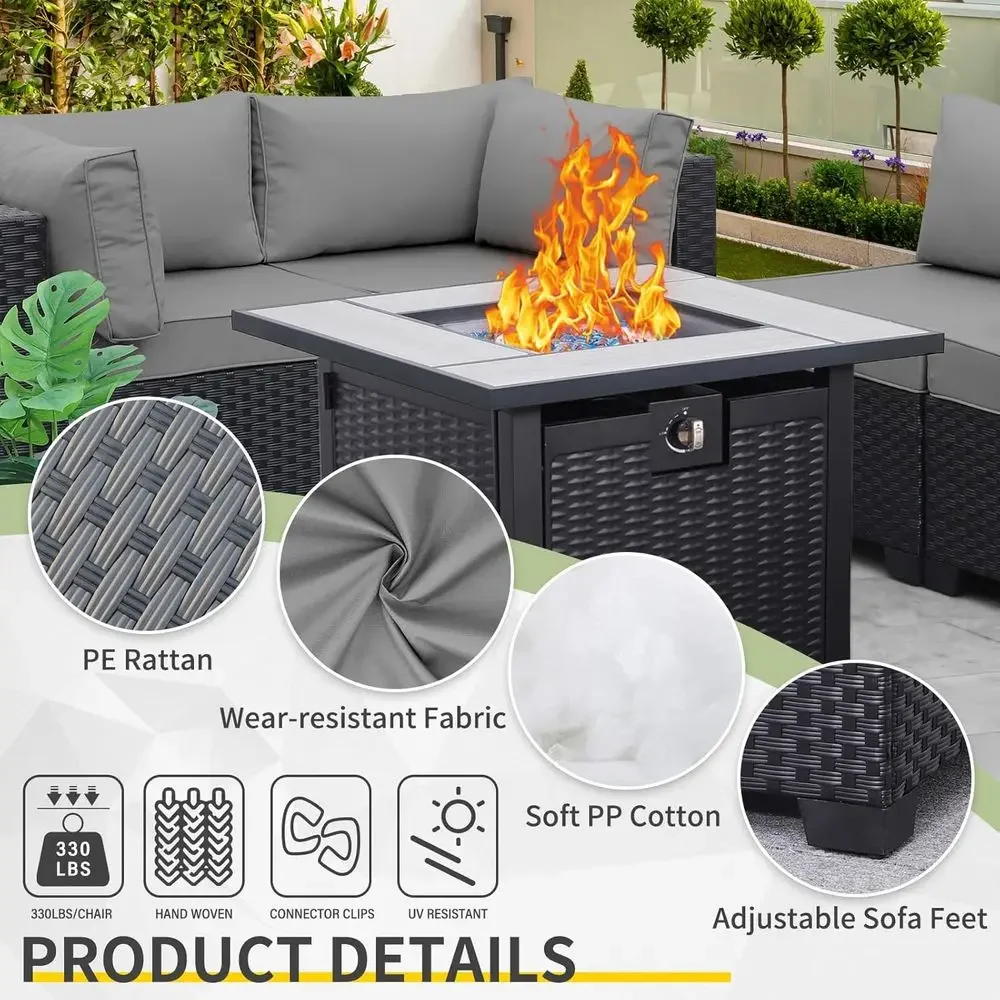 5-Piece Outdoor Patio Furnitur – Outdoor Furniture Resin recenzja i cena