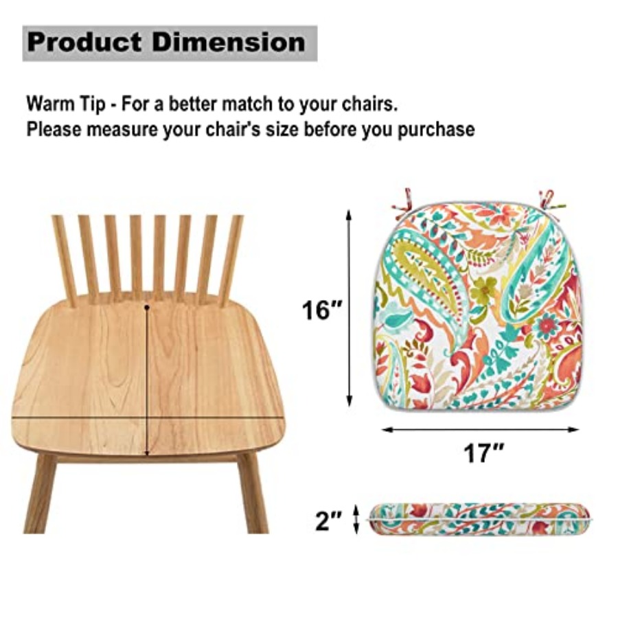 Set of 4 Outdoor Chair Cushion – Outdoor Furniture Cushion recenzja i cena