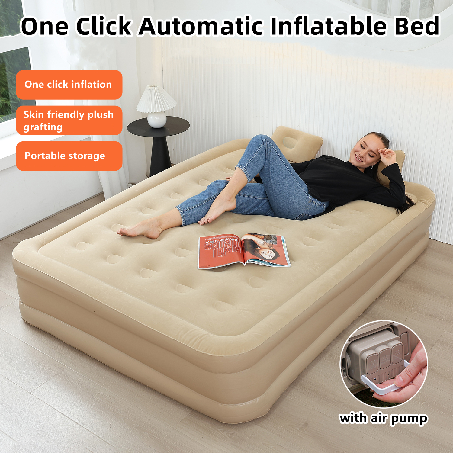 Interior Air Mattress Glamping – Outdoor Furniture European recenzja i cena
