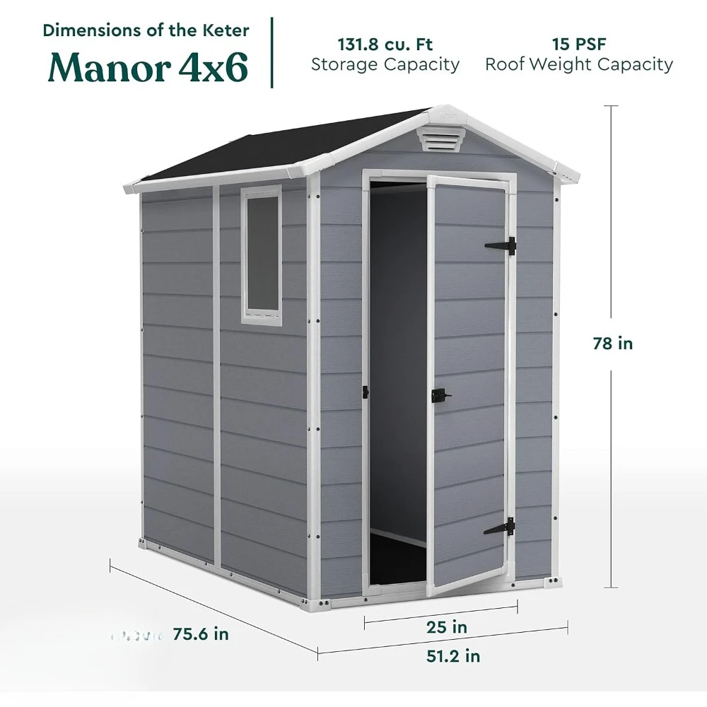 A Manor 4x6 Resin Outdoor Stor – Outdoor Furniture Resin recenzja i cena