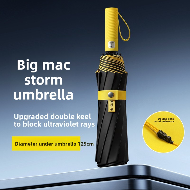 125CM Triple Fold Double Layer – Parasol Umbrella Large recenzja i cena
