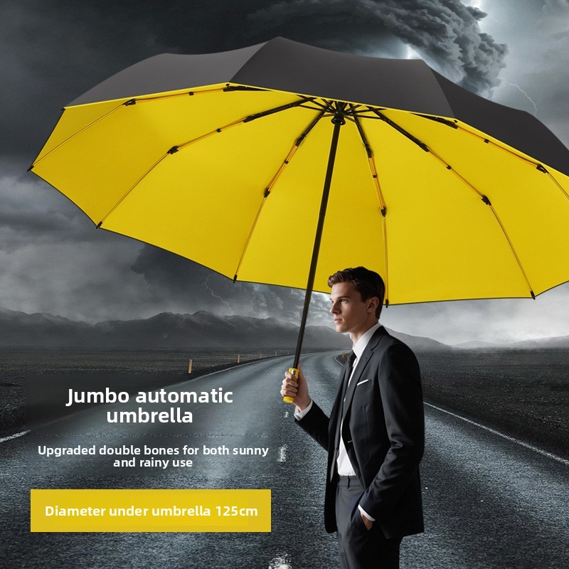 125CM Triple Fold Double Layer – Parasol Umbrella Large recenzja i cena