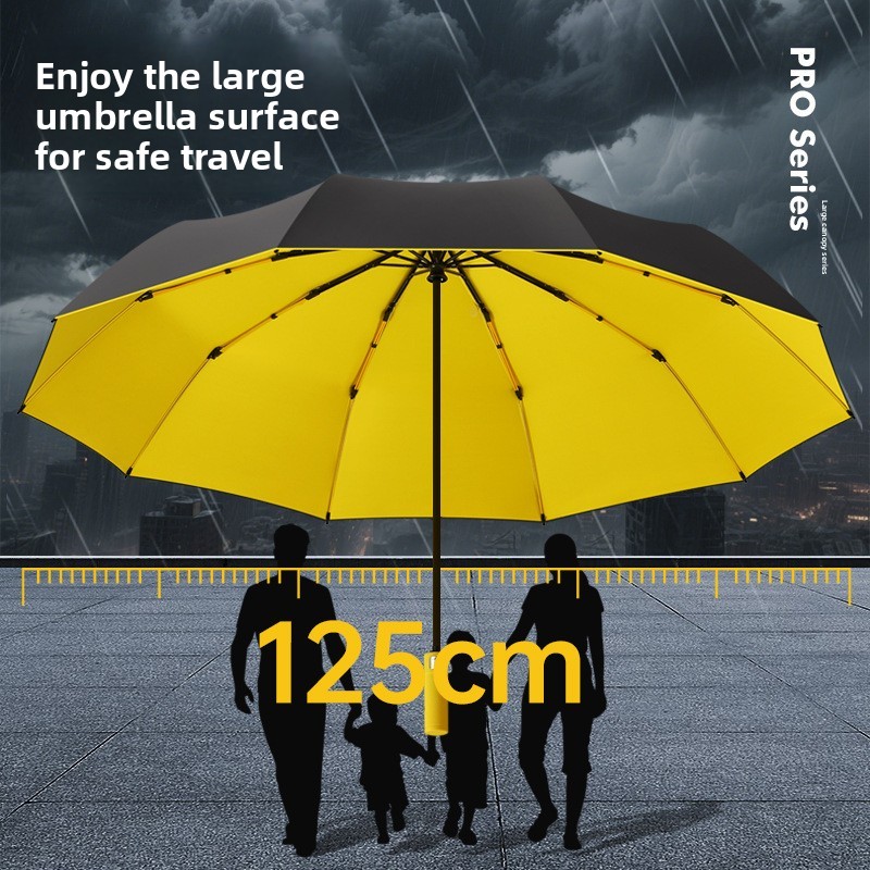 125CM Triple Fold Double Layer – Parasol Umbrella Large recenzja i cena