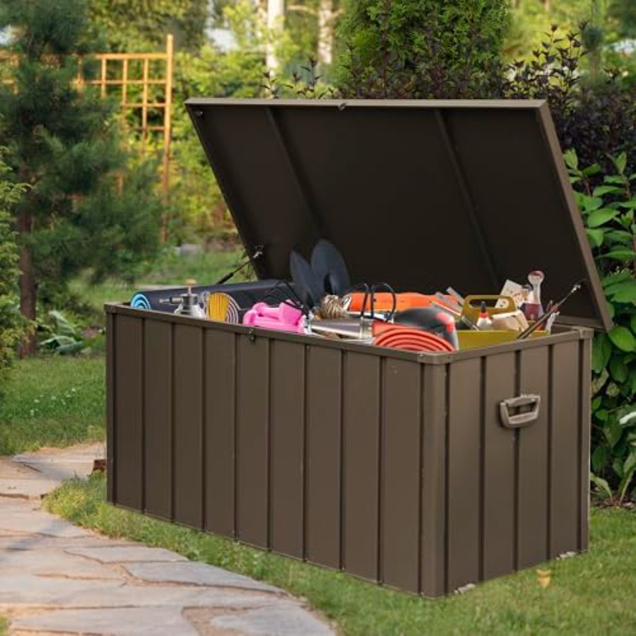 160 Gallon Deck Box Outdoor St – Outdoor Furniture Cushion recenzja i cena