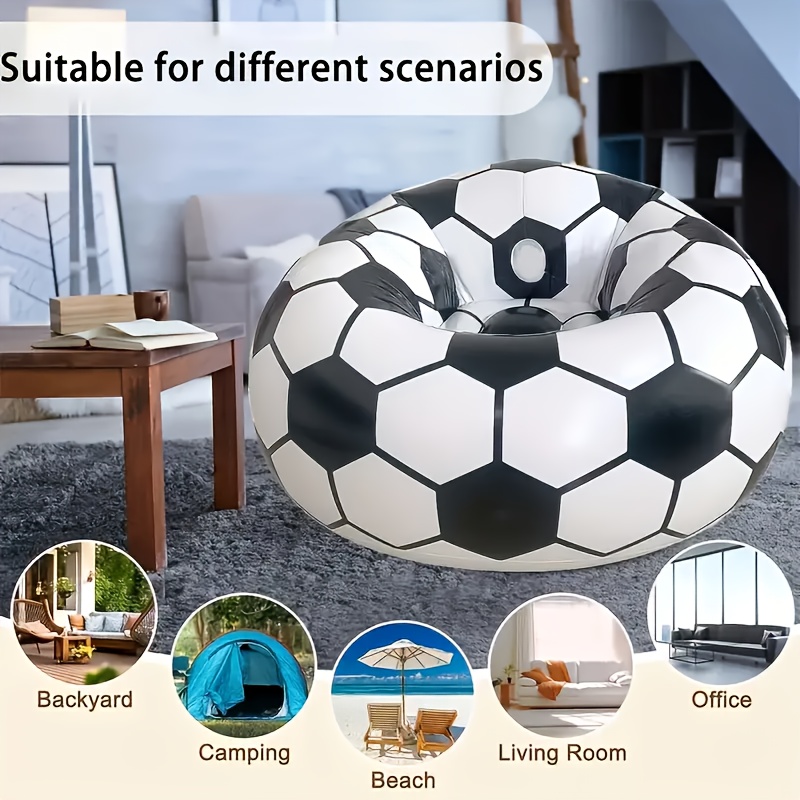 Inflatable Football-Shaped Sof – Outdoor Furniture Cushion recenzja i cena