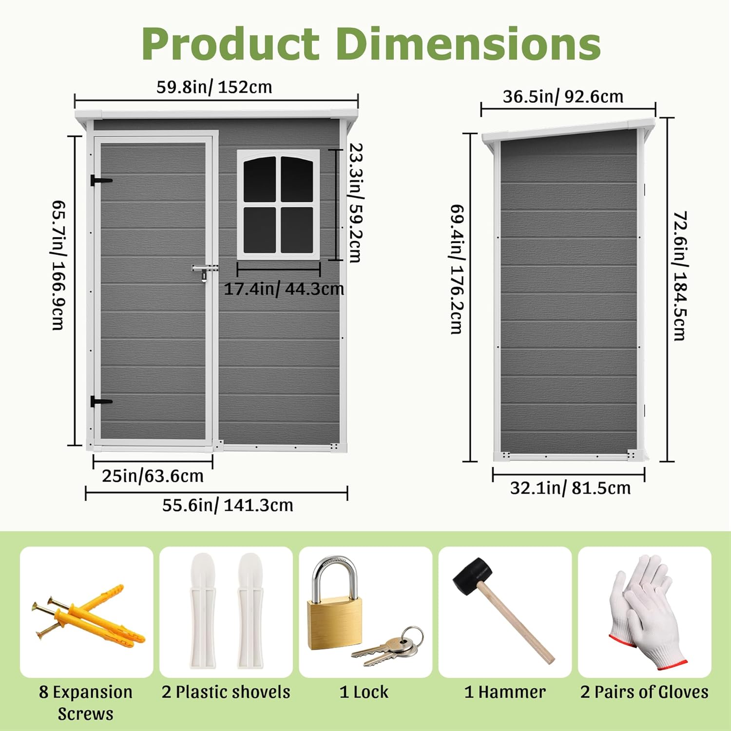 Resin Outdoor Storage Shed Kit – Outdoor Furniture Modern recenzja i cena