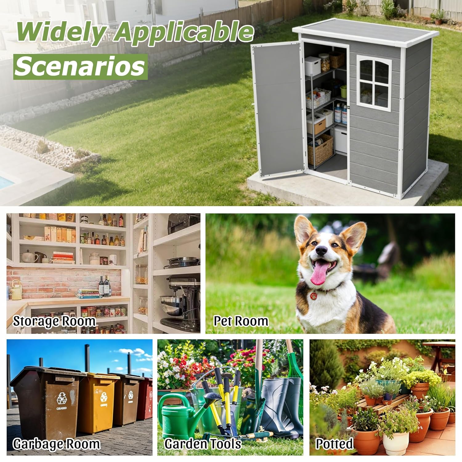 Resin Outdoor Storage Shed Kit – Outdoor Furniture Modern recenzja i cena