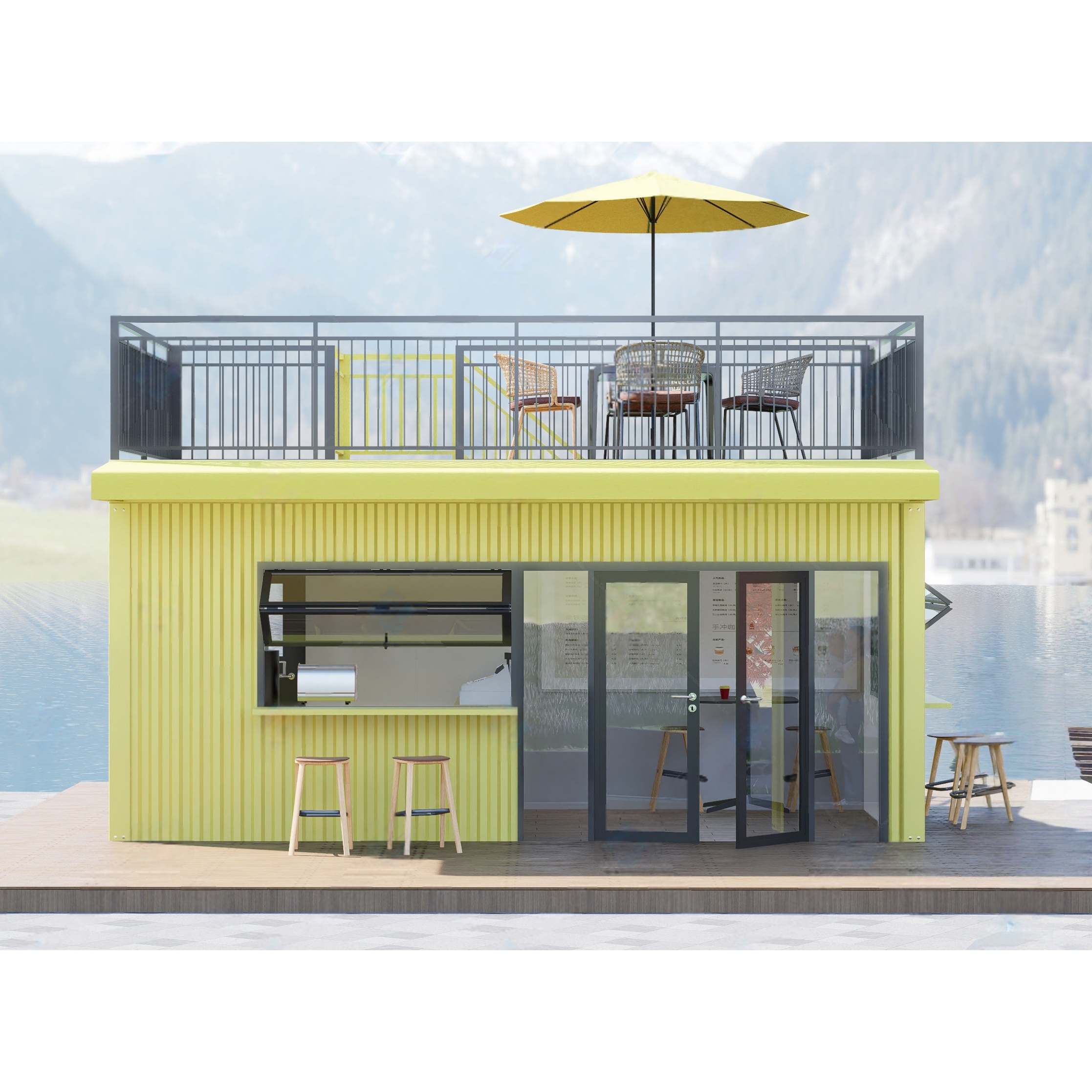 Container House 2 3 Bedrooms L – Outdoor Furniture Modern recenzja i cena