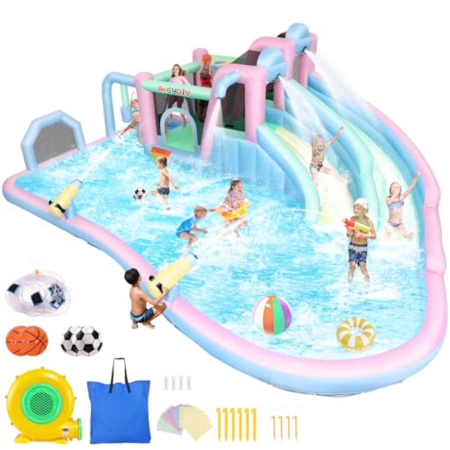 Inflatable Bounce House Double – Outdoor Furniture Kids recenzja i cena