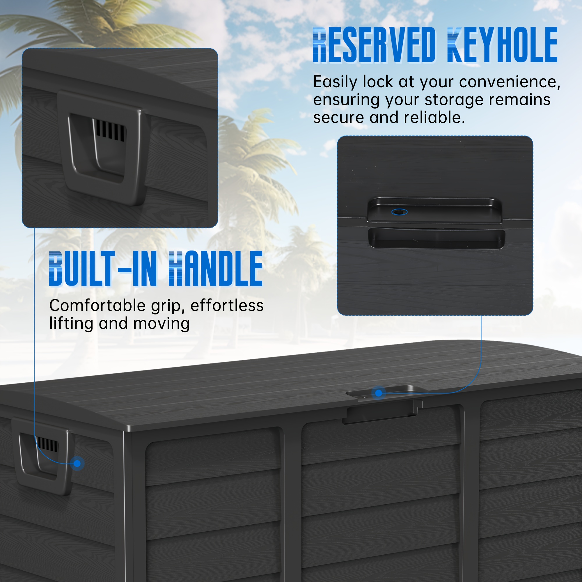 Weatherproof Resin Storage, 75 – Outdoor Furniture Resin recenzja i cena