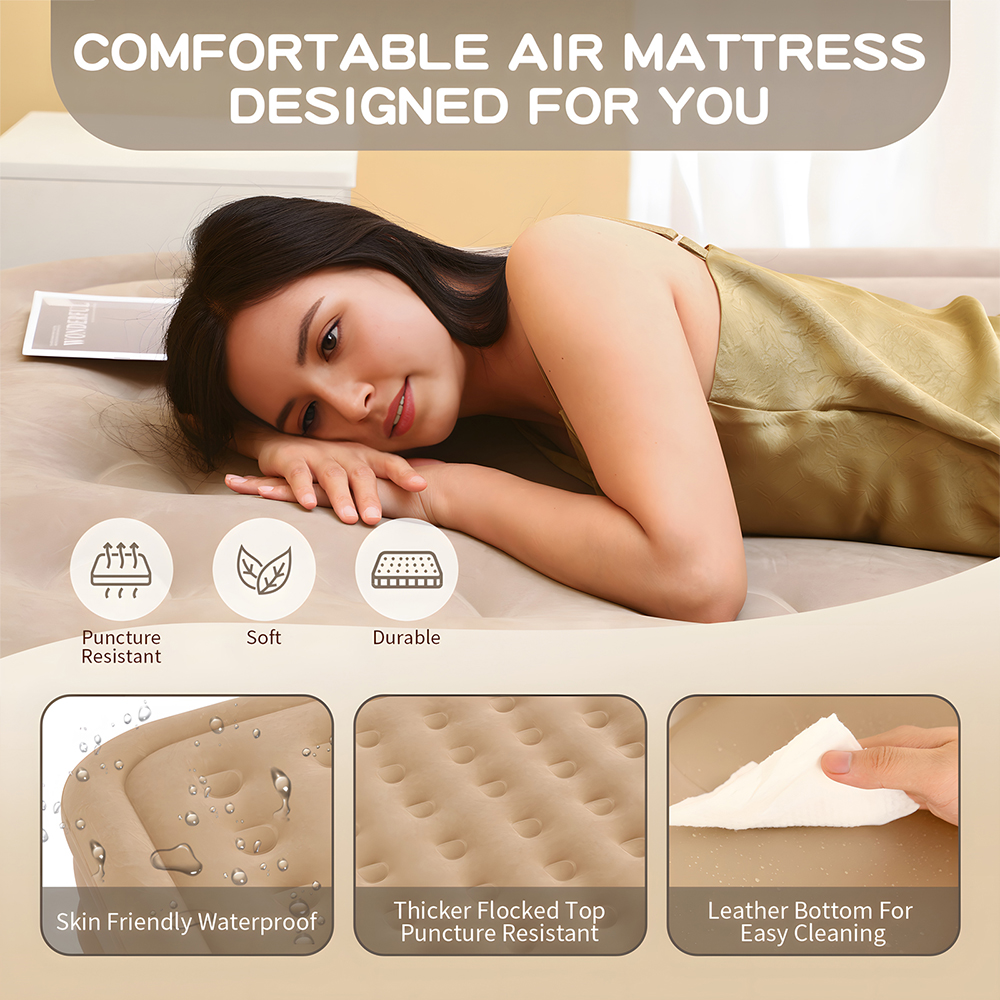 Queen Air Mattress with Built  – Outdoor Furniture European recenzja i cena