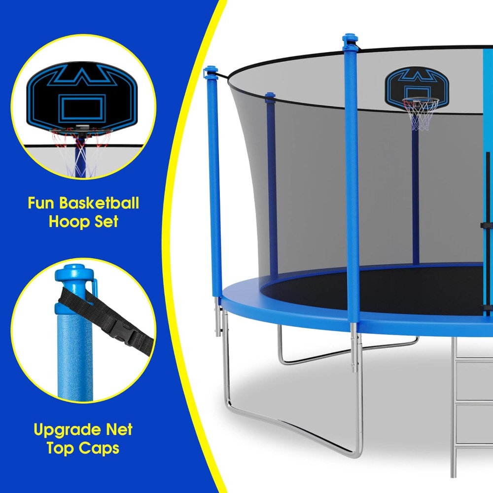 12FT Windproof Outdoor Trampol – Outdoor Furniture Kids recenzja i cena