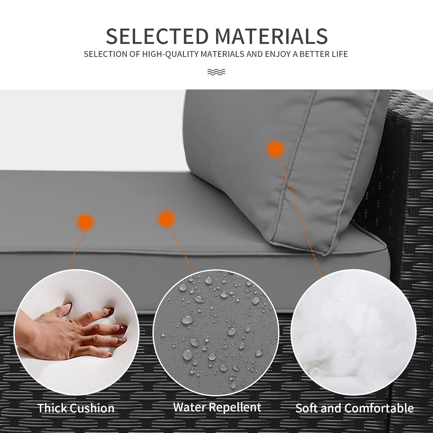 Outdoor 5 Piece Patio Furnitur – Outdoor Furniture Resin recenzja i cena