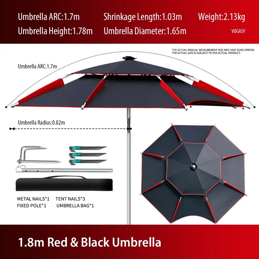 1PC Double-Layer Foldable Larg – Parasol Umbrella Large recenzja i cena