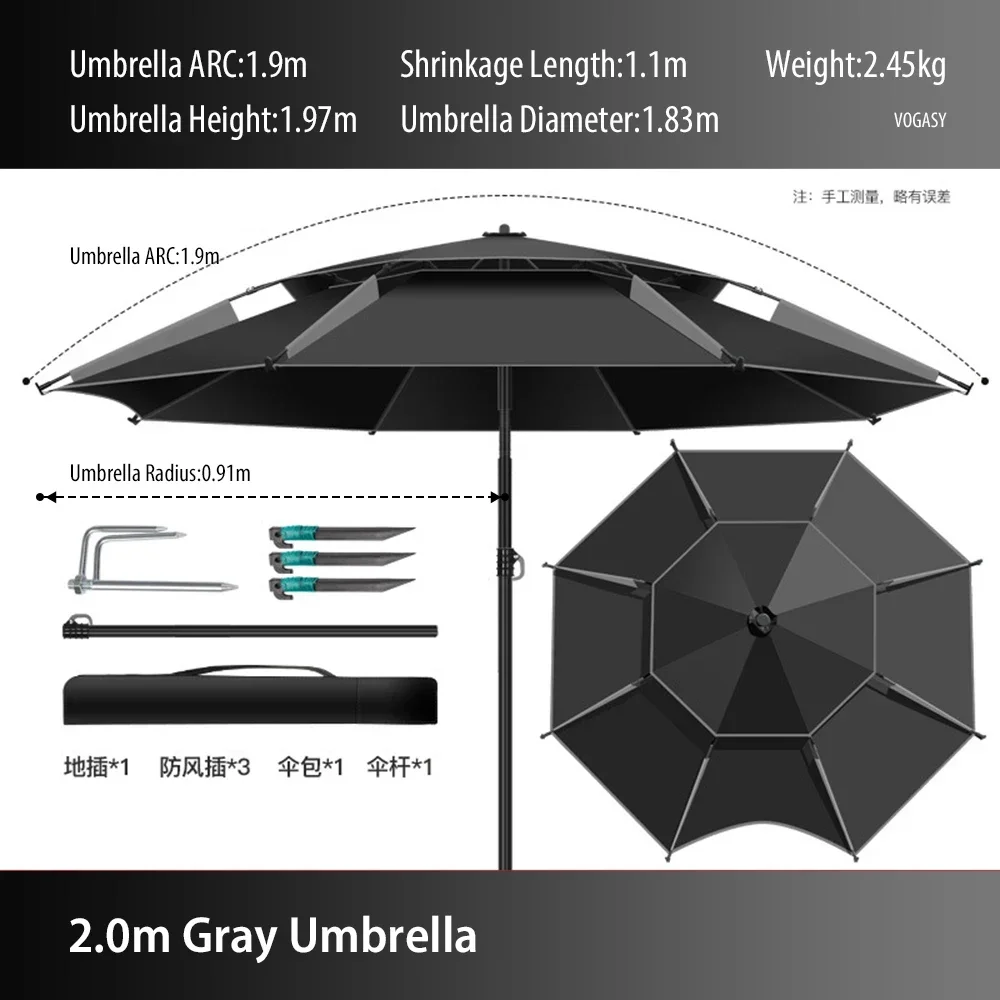 1PC Double-Layer Foldable Larg – Parasol Umbrella Large recenzja i cena
