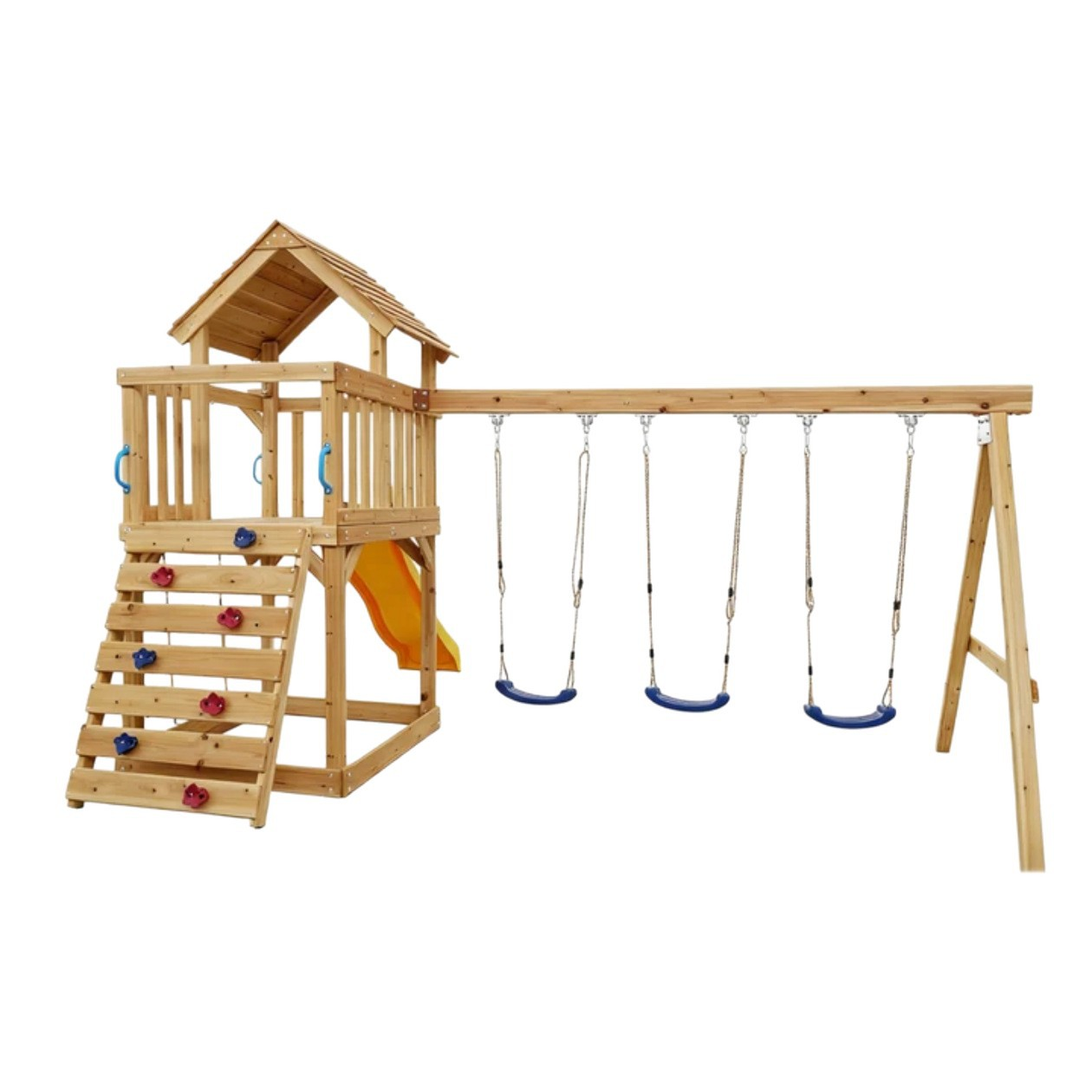 Children Swing Kids Wooden Gar – Outdoor Furniture Kids recenzja i cena
