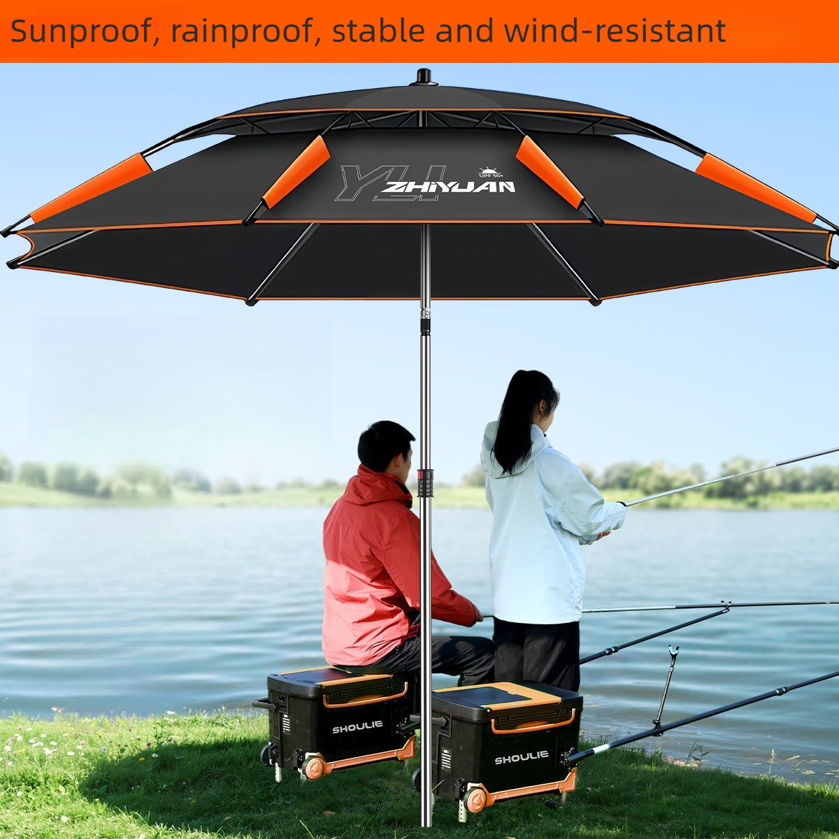 Large Fishing Umbrella, UPF 50 – Parasol Umbrella Large recenzja i cena