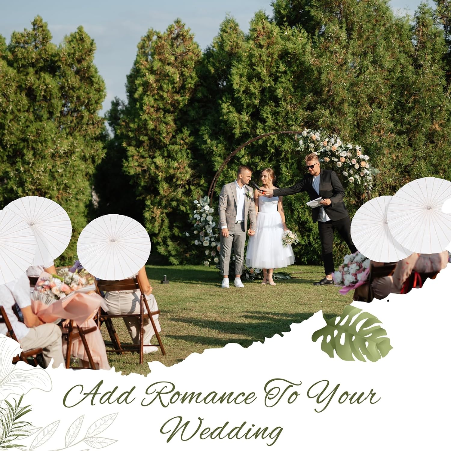 6/16/24/32PCS Wedding Umbrella – Parasol Umbrella Large recenzja i cena