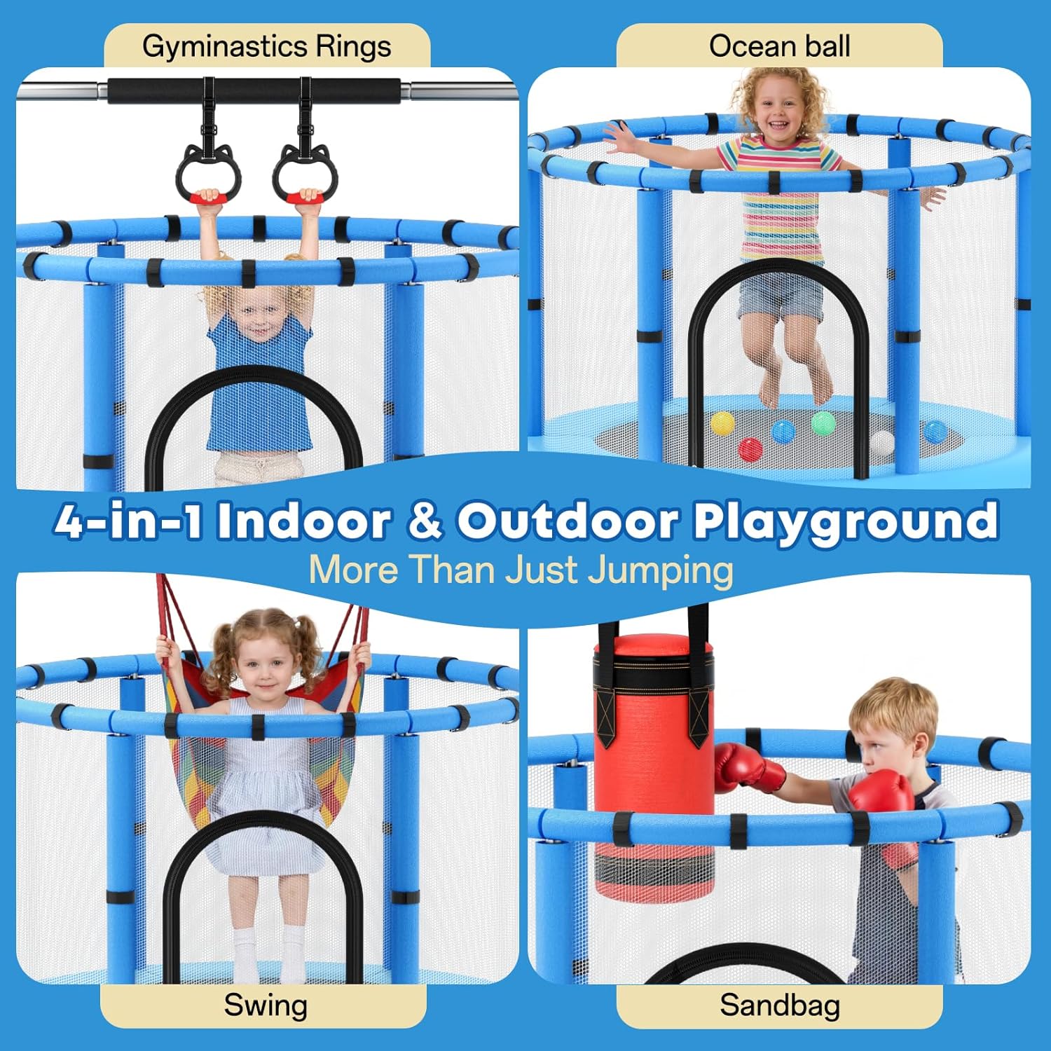 Toddler Trampoline,Trampoline  – Outdoor Furniture European recenzja i cena