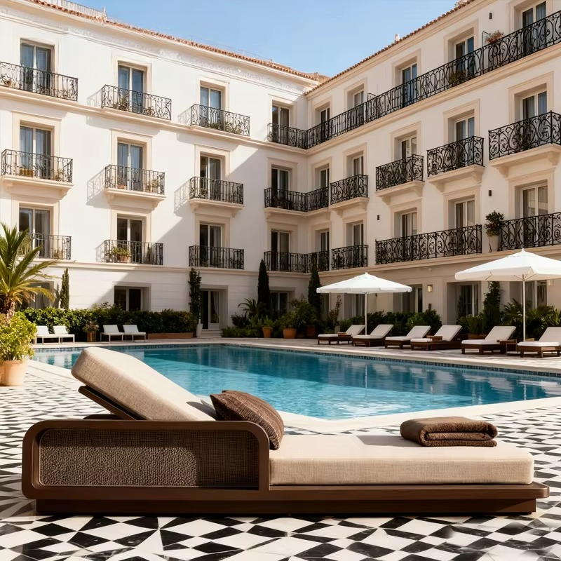 Hotel Outdoor Lounge Chair Vil – Outdoor Furniture Luxury recenzja i cena