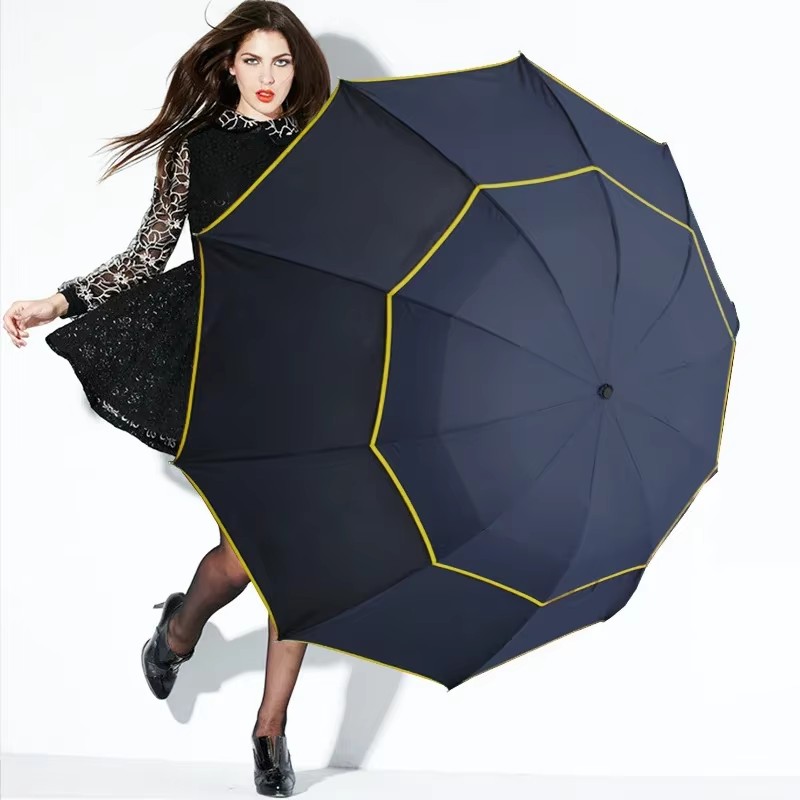 Double Strong Wind Resistant U – Parasol Umbrella Large recenzja i cena
