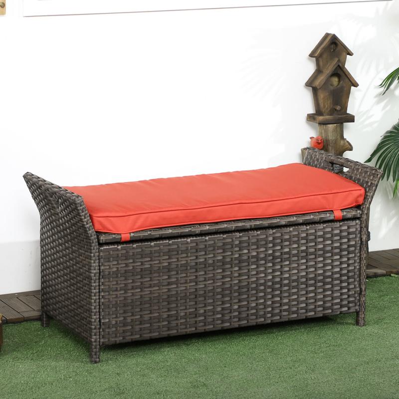 29 Gallon Patio Wicker Storage – Outdoor Furniture Cushion recenzja i cena