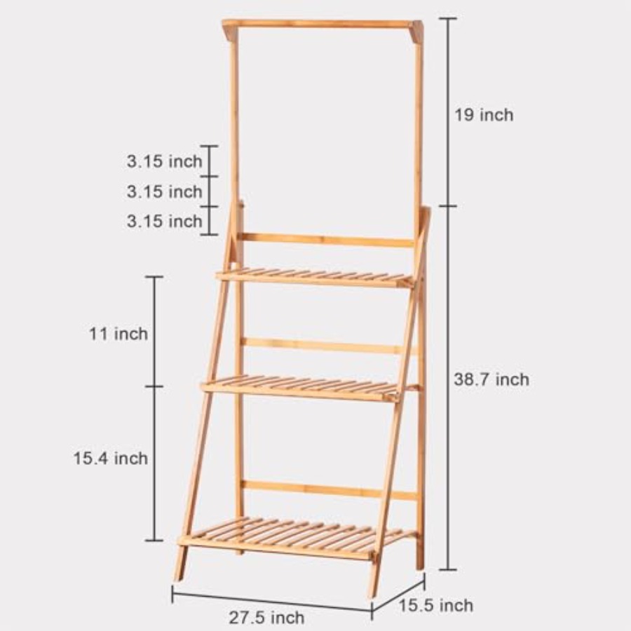 Bamboo 3-Tier Hanging Plant St – Outdoor Furniture Luxury recenzja i cena