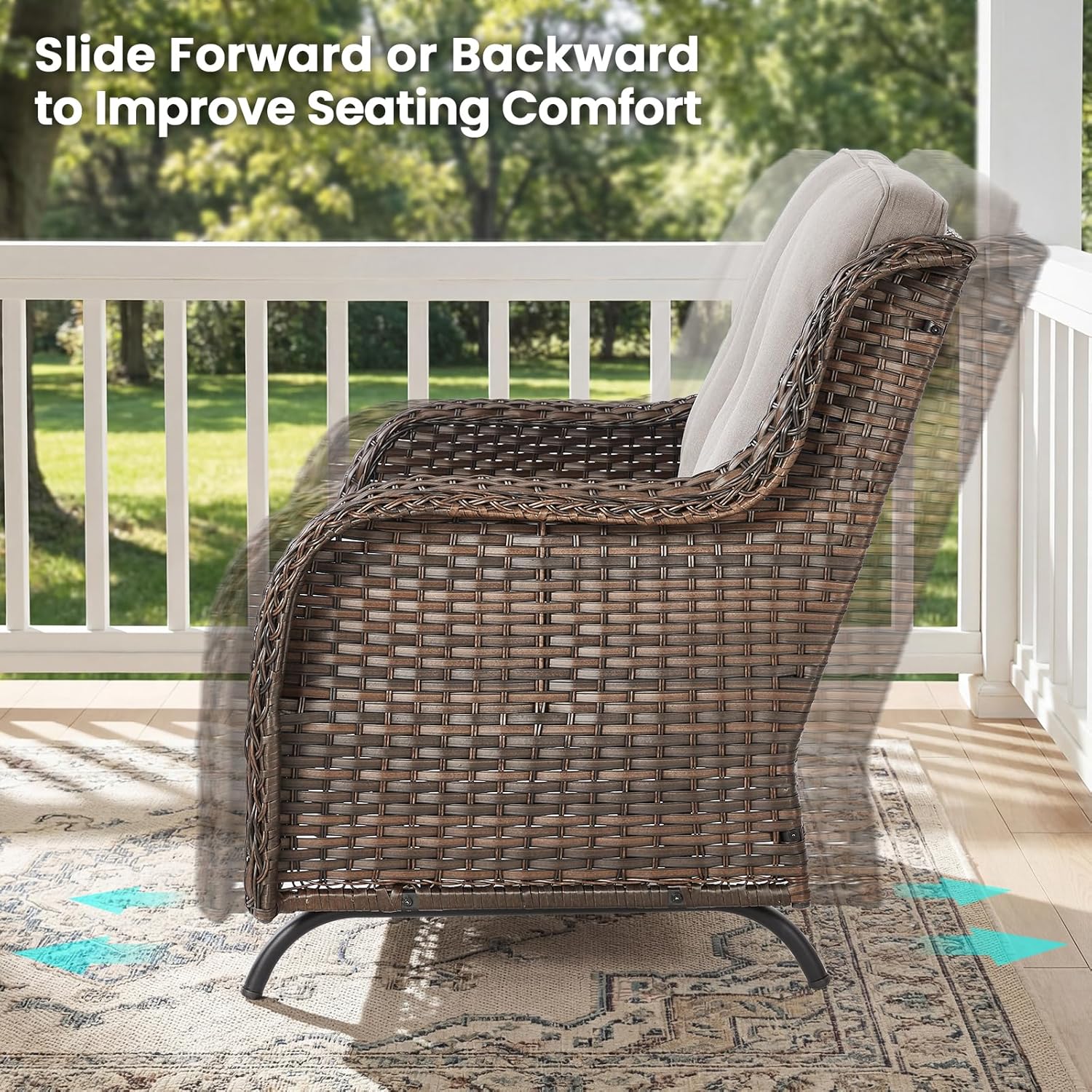 Patio Loveseat Sofa, Outdoor W – Outdoor Furniture Luxury recenzja i cena