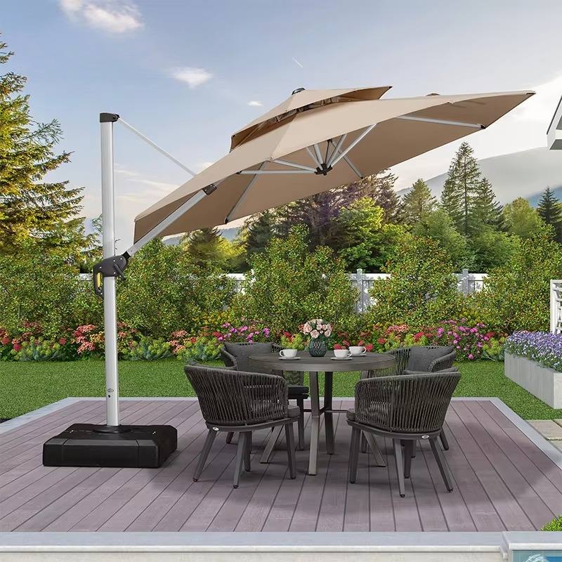 Modern Outdoor Umbrella Beach  – Parasol Umbrella Large recenzja i cena