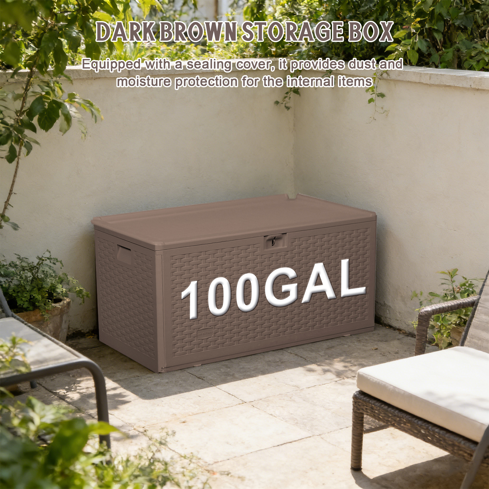 100 Gallon Waterproof Large Re – Outdoor Furniture Resin recenzja i cena