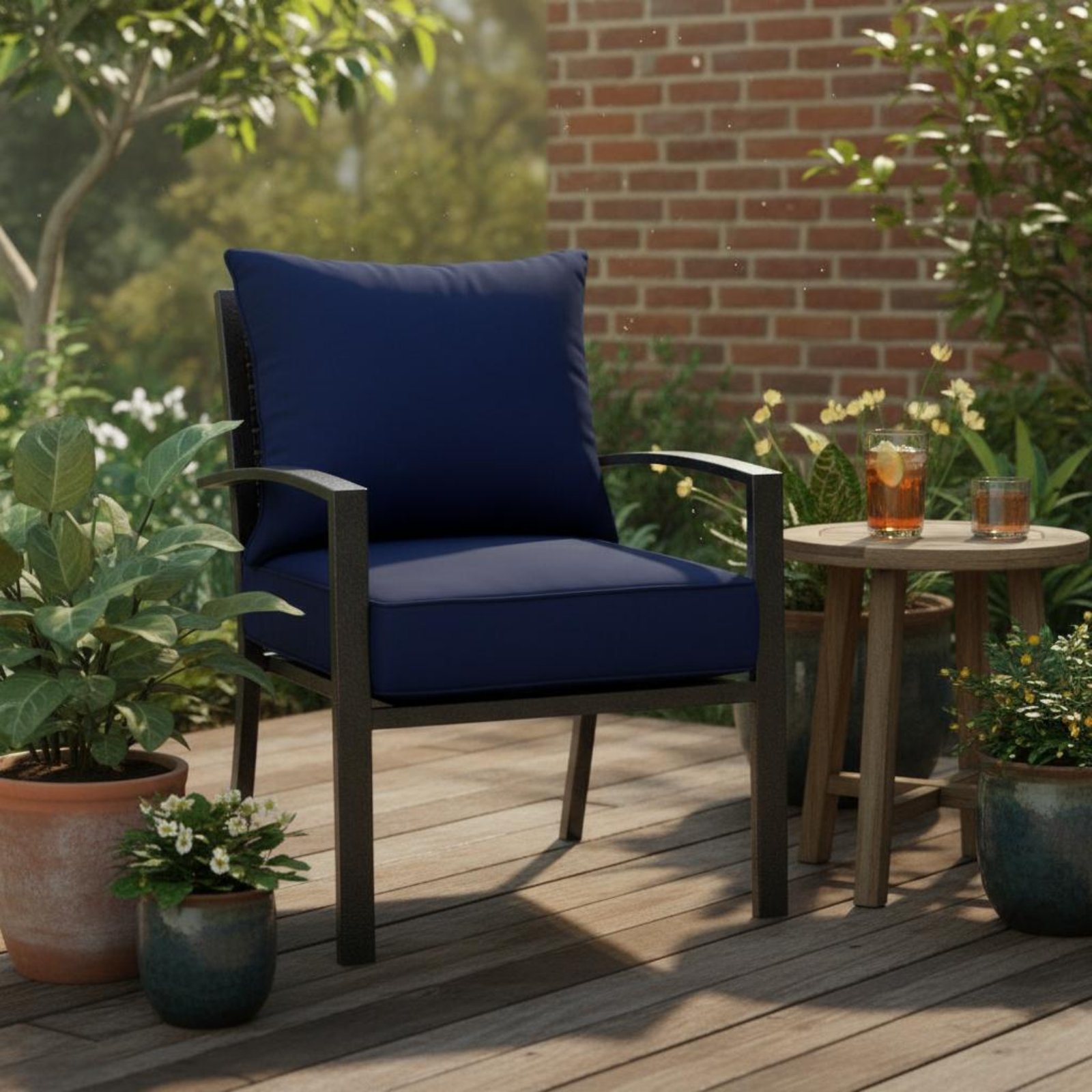 Patio Chair Pad Hidden Closure – Outdoor Furniture Modern recenzja i cena