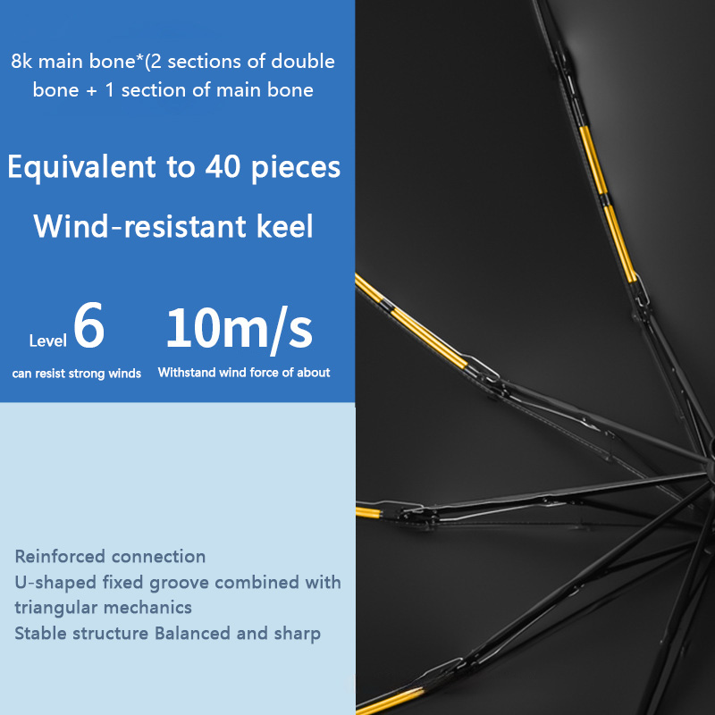 Automatic Umbrella 24 Bone Sol – Parasol Umbrella Large recenzja i cena