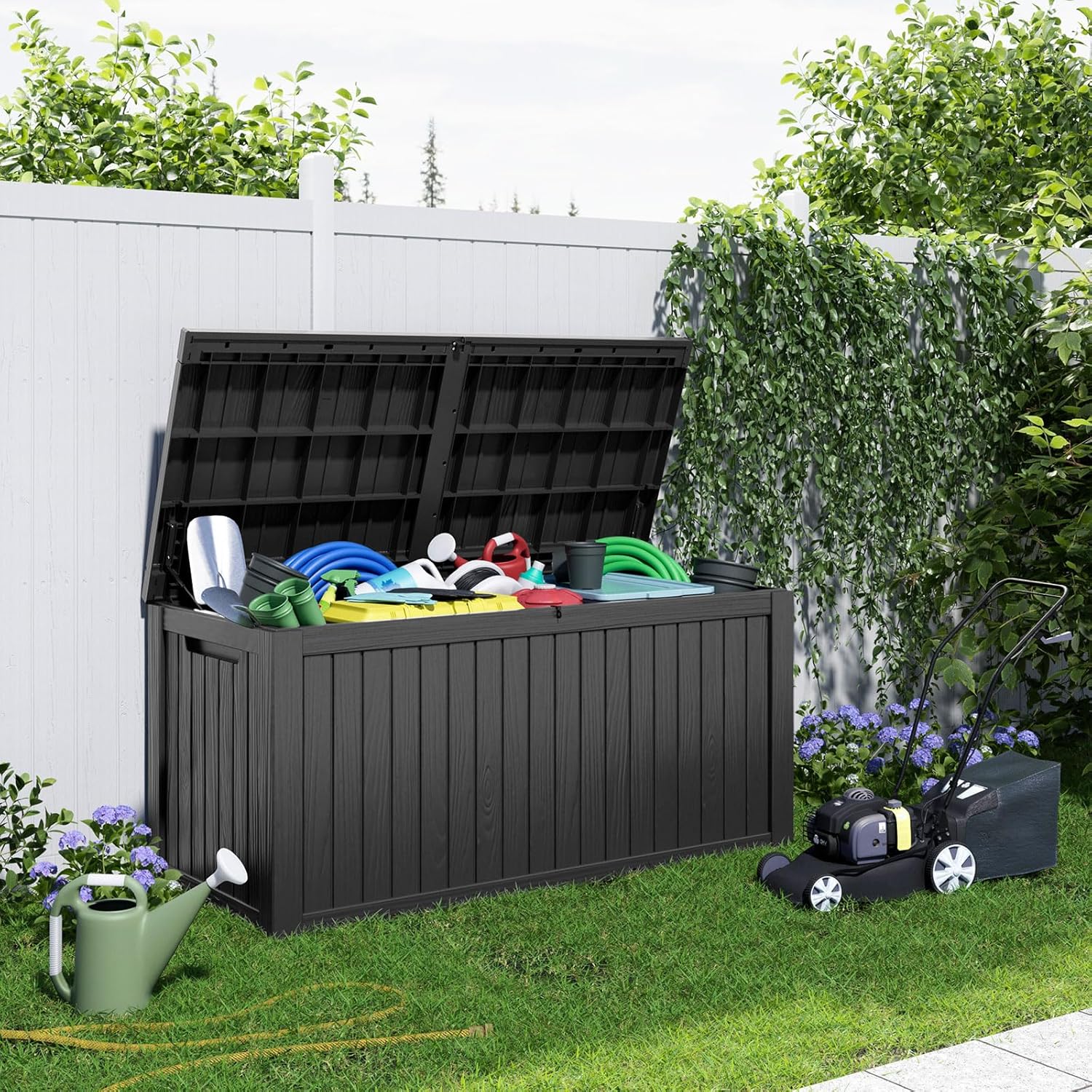 180Gal Lockable Resin Deck Box – Outdoor Furniture Resin recenzja i cena
