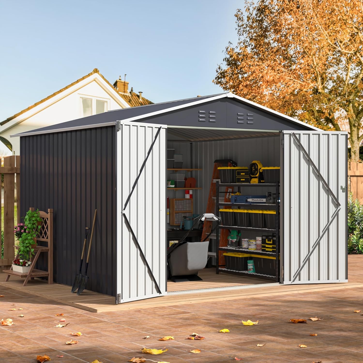 8x8 FT Outdoor Storage Shed, U – Outdoor Furniture European recenzja i cena